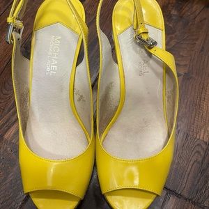 Wedge sling back dressy sandals